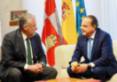 Carlos Pollán y Mario Amilivia, esta mañana