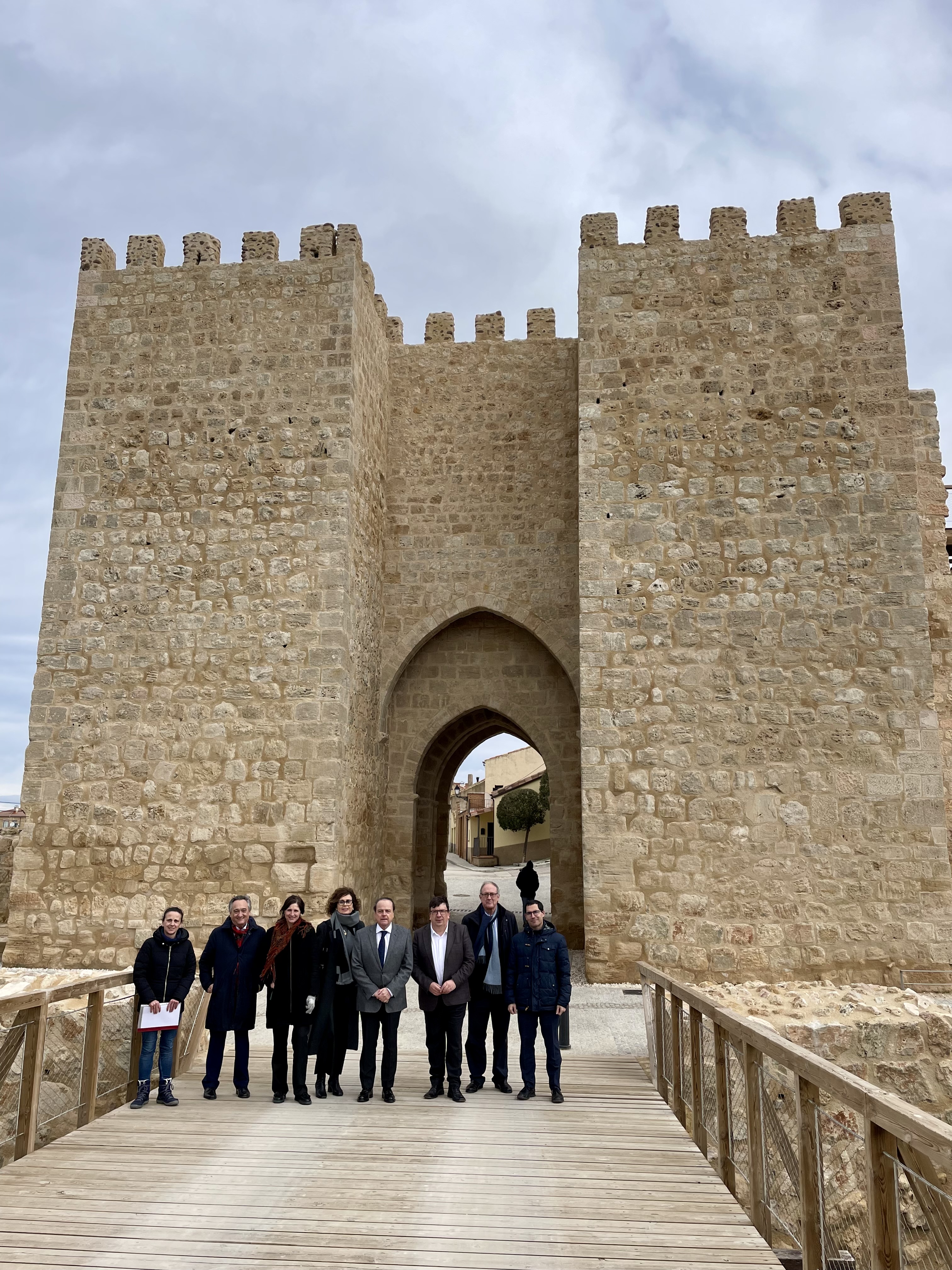 El Pleno visitó las torres de la Puerta del Mercado