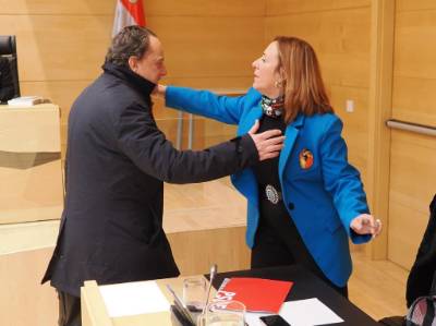 Mario Amilivia y Rosa Rubio