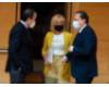 Vidal Galicia, Leticia García y Mario Amilivia