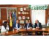 Reunión en el salón de plenos