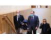 El Pleno a su llegada a las Cortes