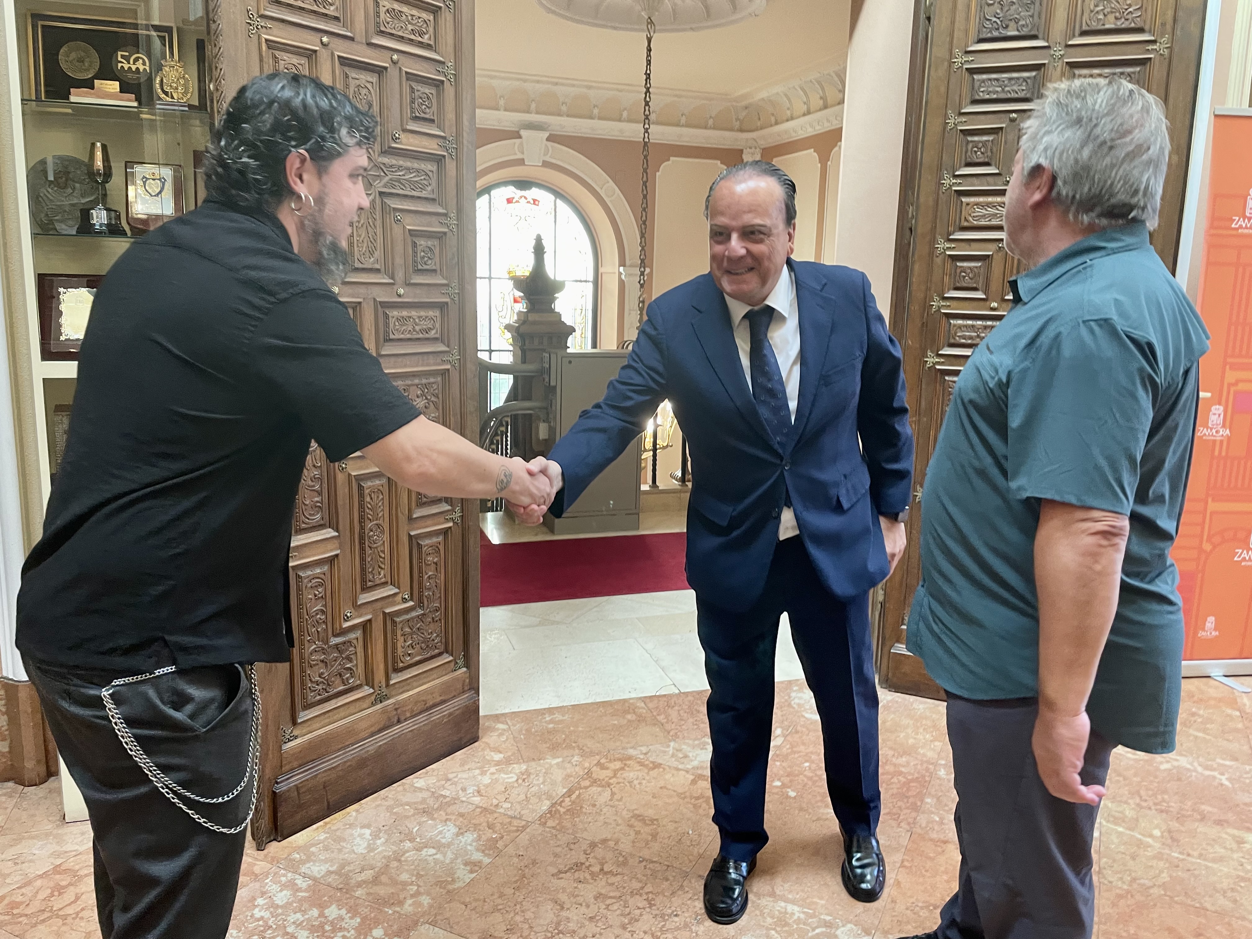 Recepción en el Ayuntamiento