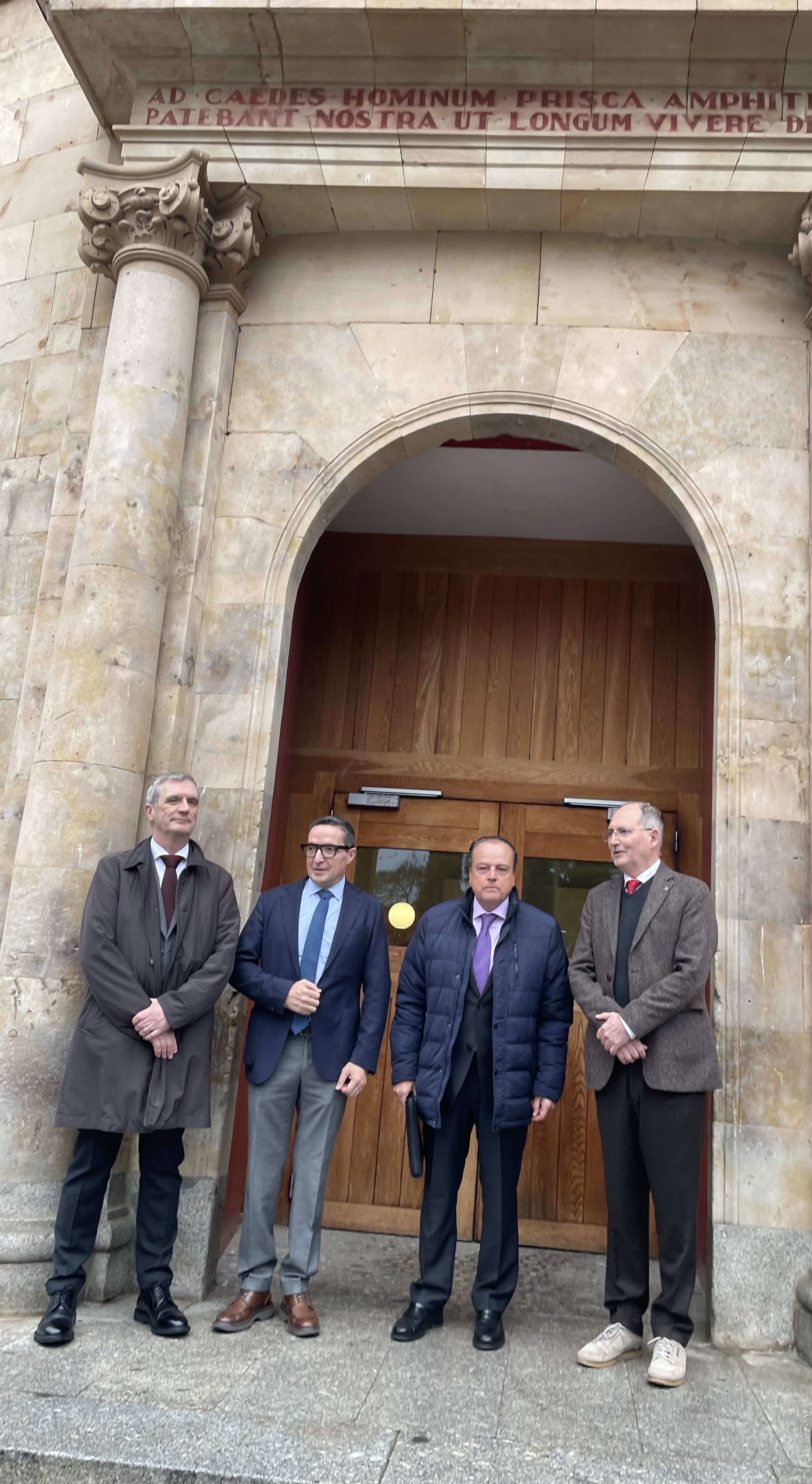 Luis Gracia, Juan Manuel Corchado, Mario Amilivia y Antonio Arias