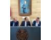 Jiménez, Amilivia y Melero al inicio del Pleno