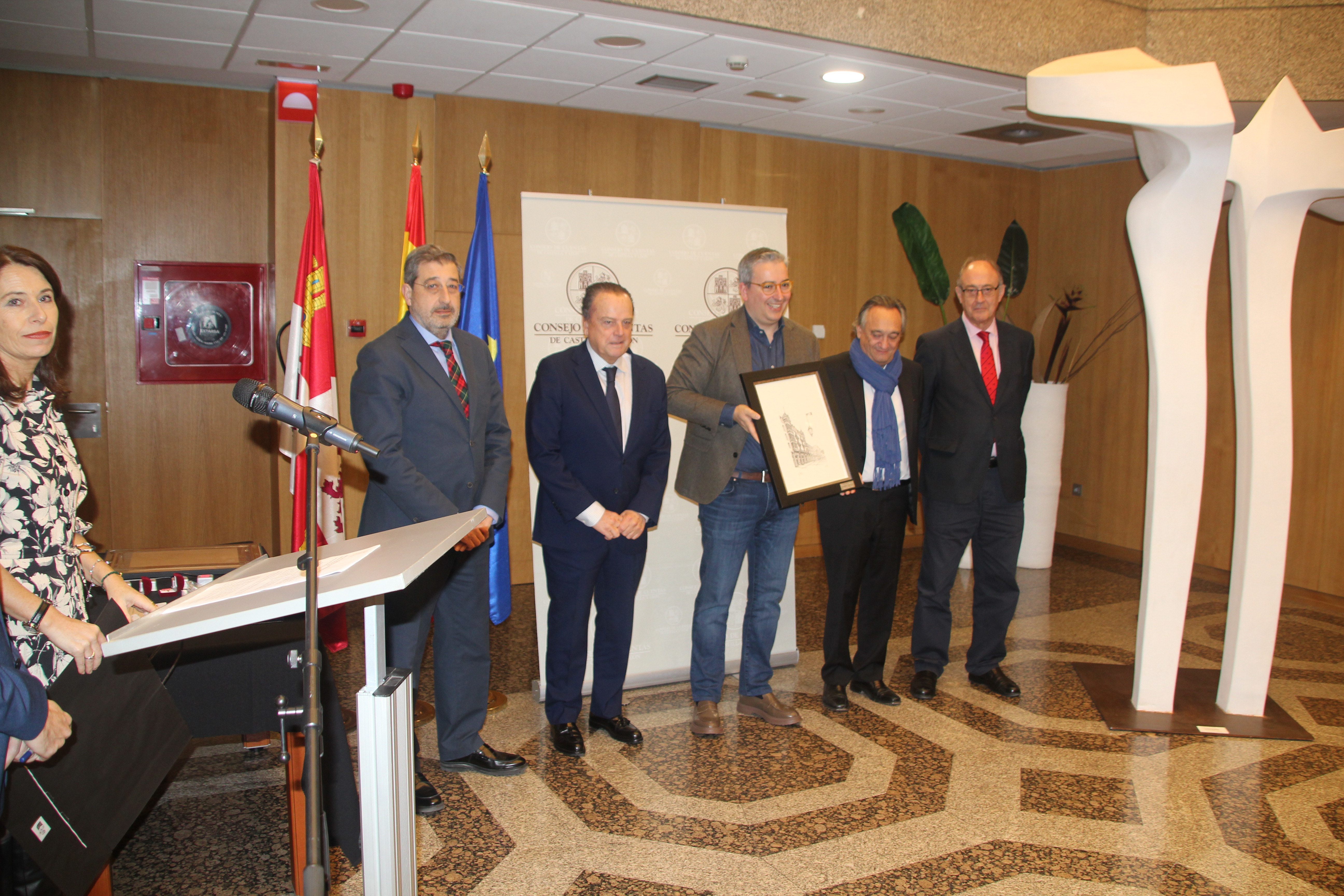 Otra fotografía del homenaje