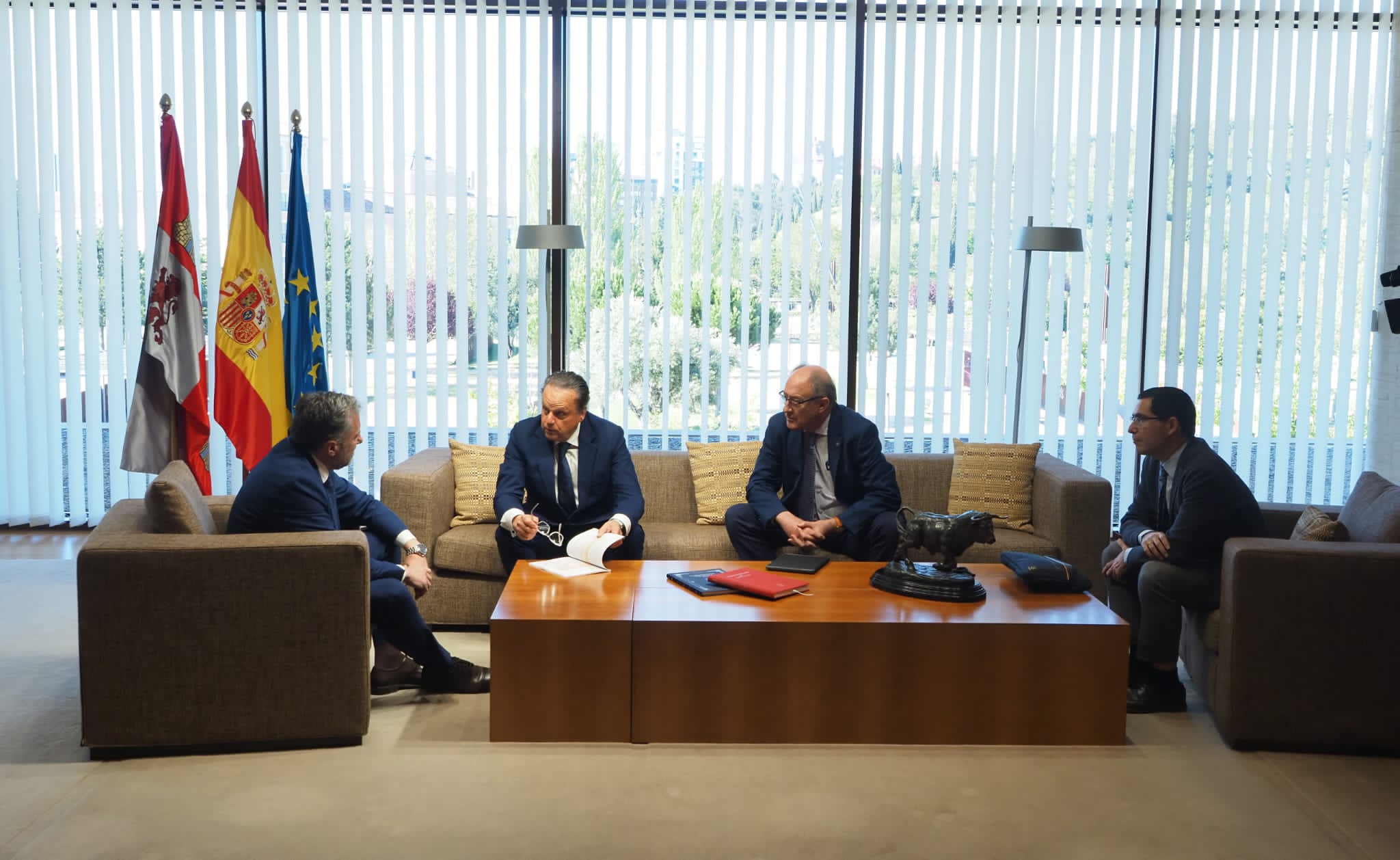 Un momento de la reunión