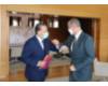 Saludo entre Fuentes y Amilivia
