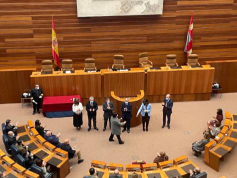 Imagen de la entrega de las medallas