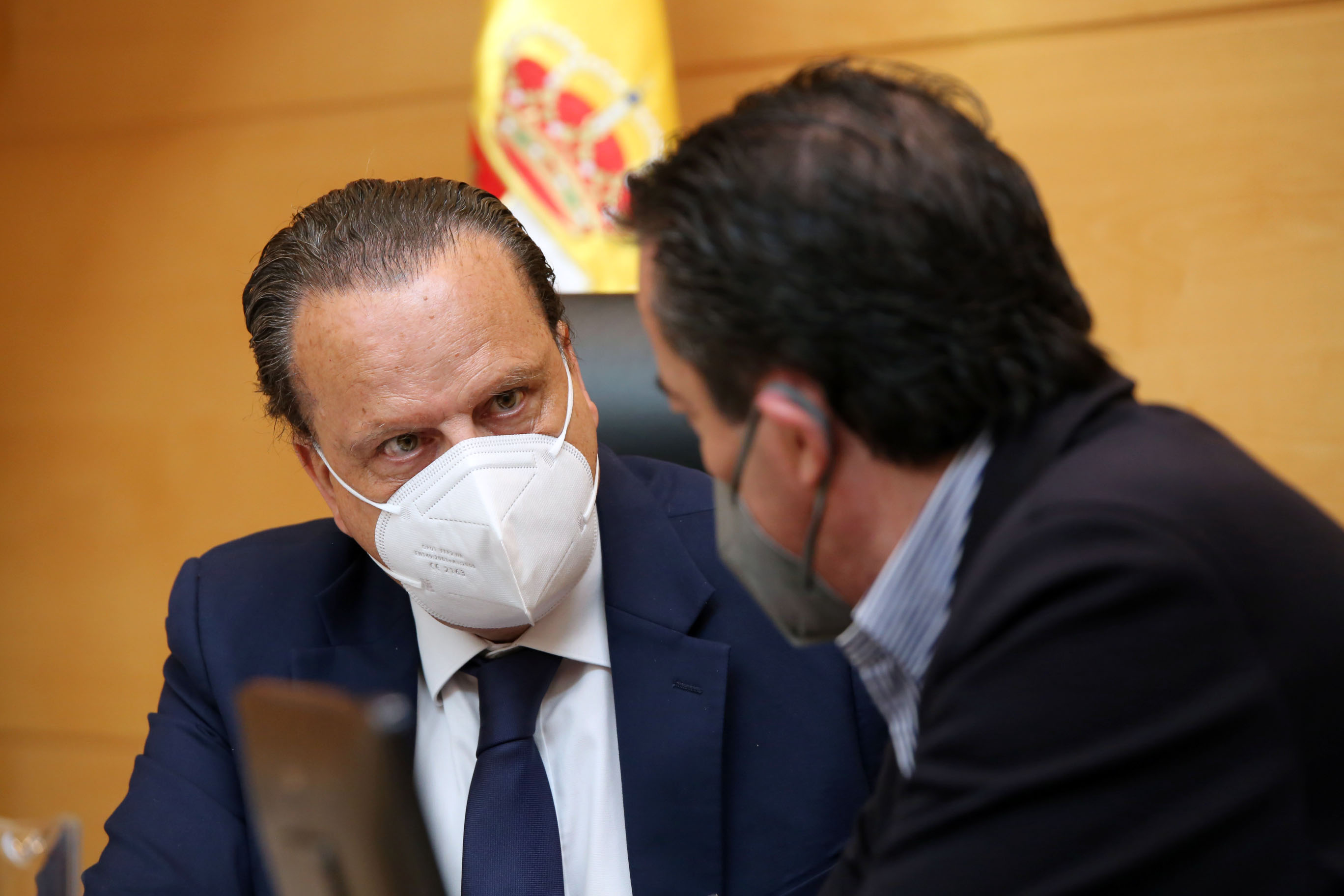 Amilivia con el presidente de la Comisión