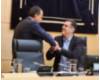 Amilivia saluda al nuevo presidente de la Comisión, Alberto Castro
