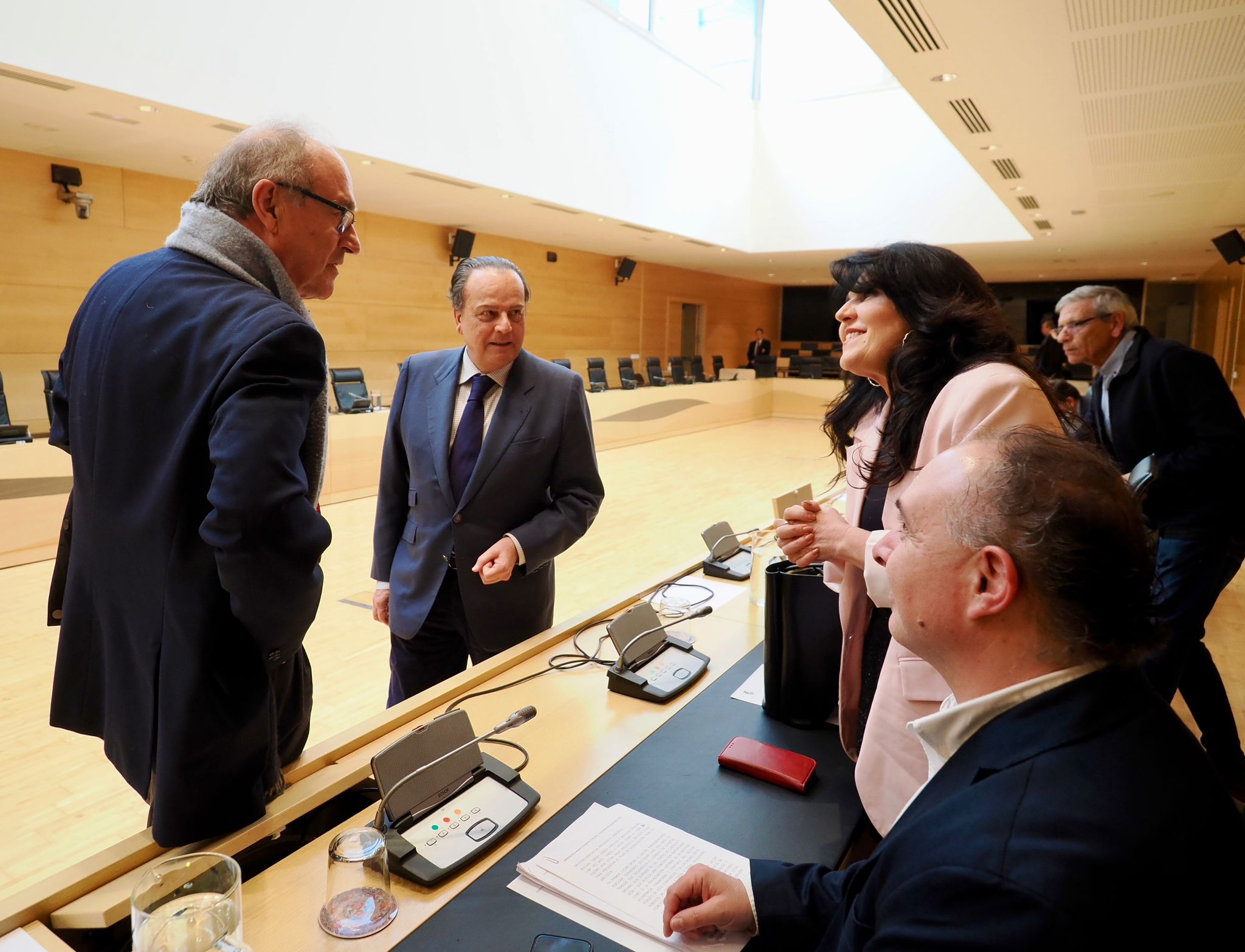 Otra imagen antes de iniciarse la sesión