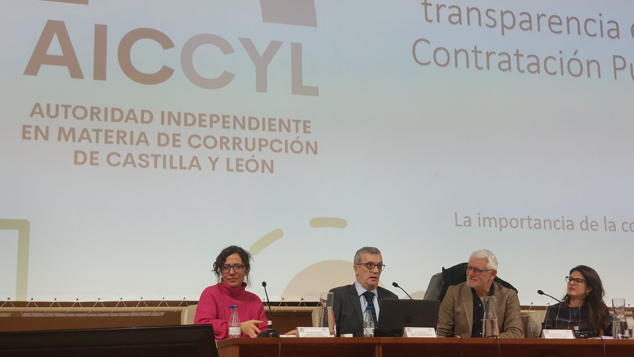 Luis Gracia junto a Meseguer