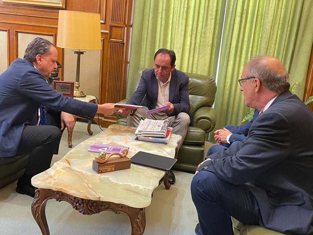 2022 07 25 Reunión con el presidente de la Diputación soriana
