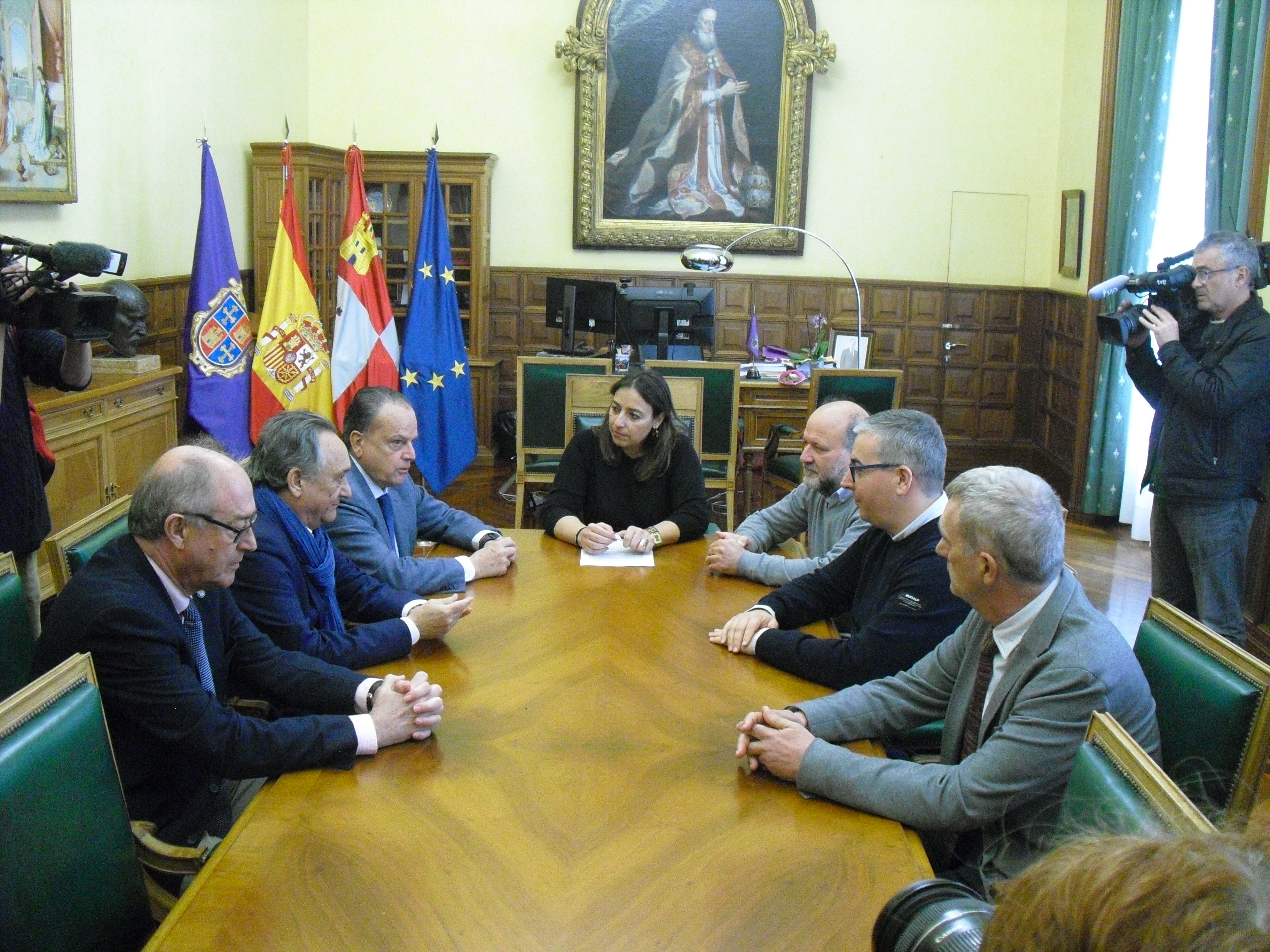 La reunión en la Alcaldía