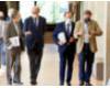 Los miembros del Consejo llegan al Parlamento