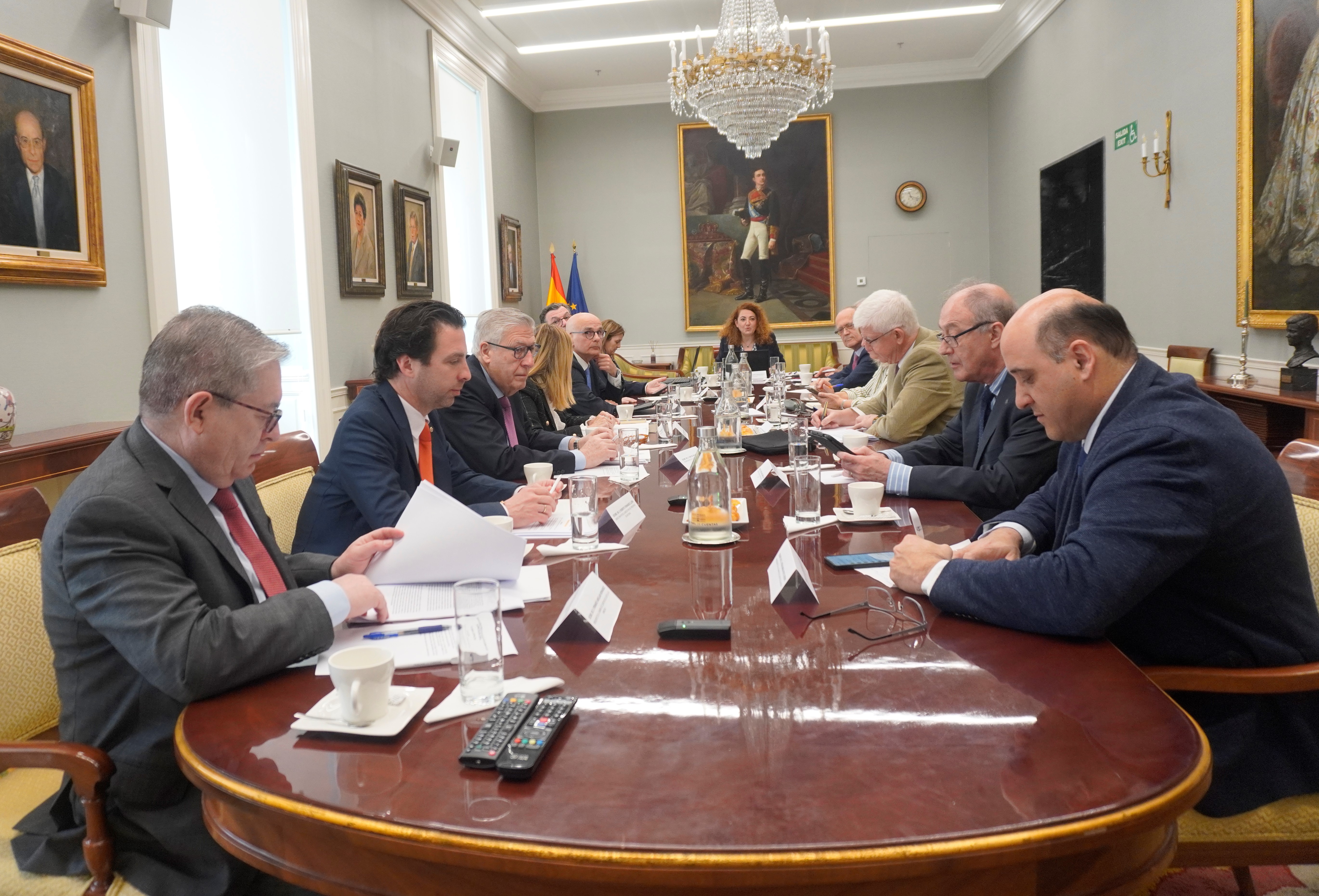 Un instante de la reunión