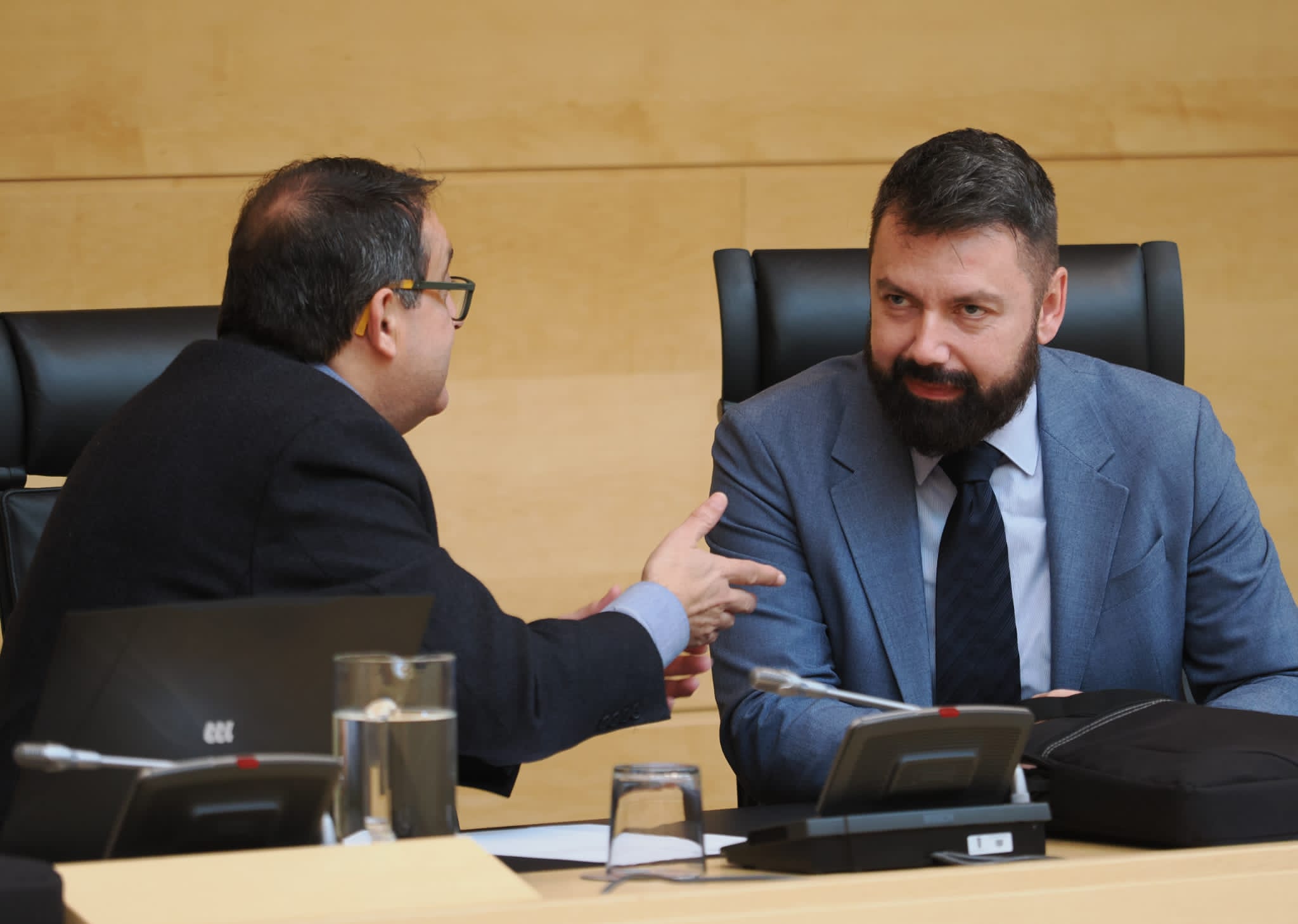 Juan Luis Cepa (PSOE) y José Ramón García (UPL-Soria Ya)