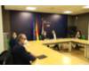 Imagen del encuentro en las oficinas del Grupo Socialista
