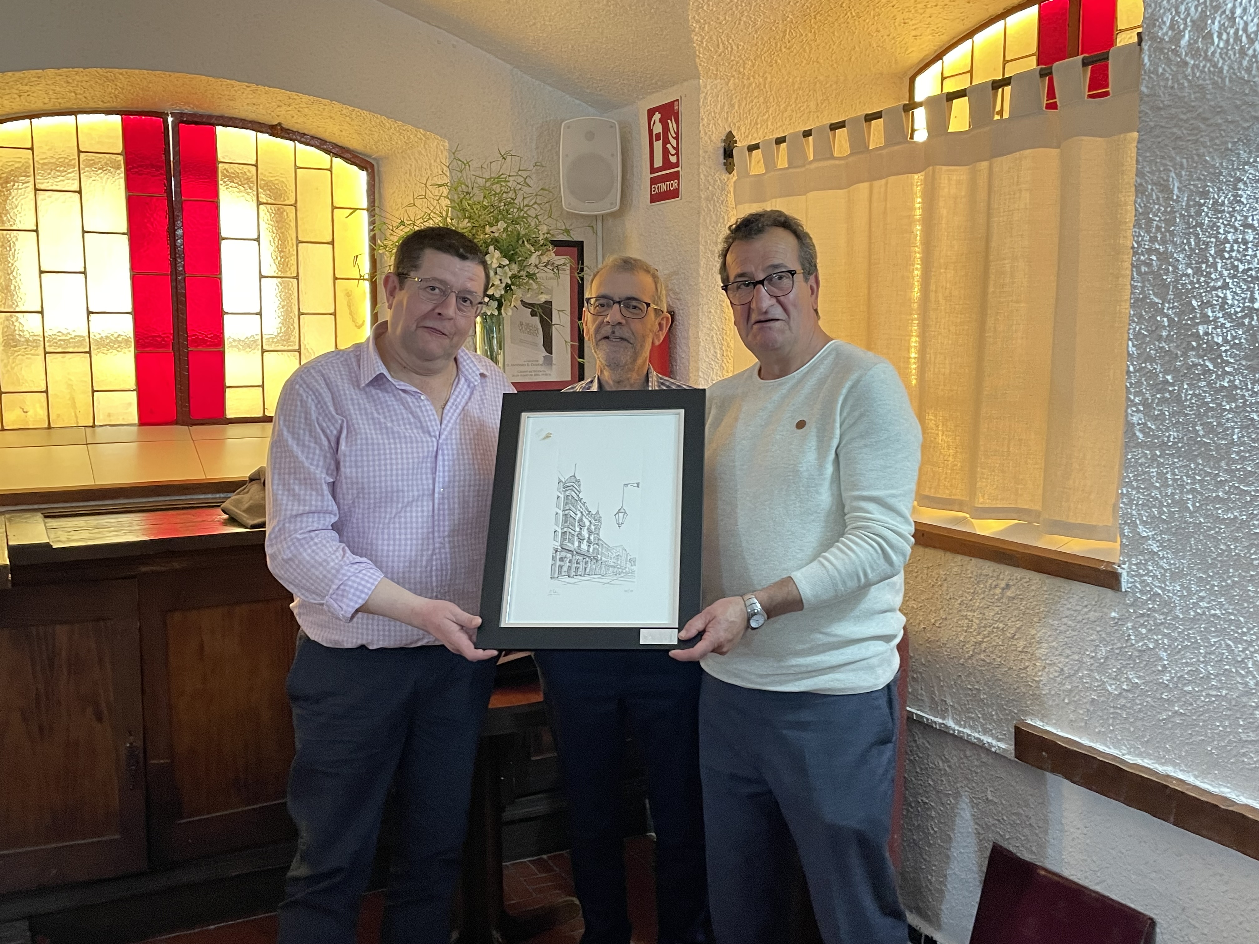 Los tres homenajeados