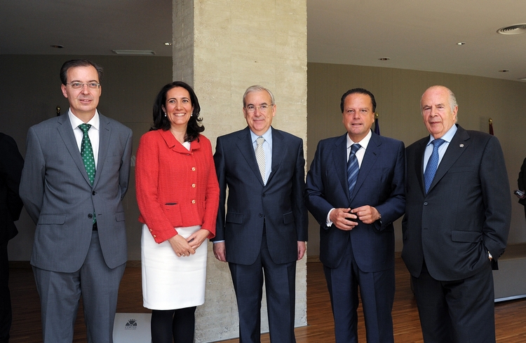Germán Barrios, María Josefa García Cirac, Jesús Encabo, Mario Amilivia y Javier Amoedo