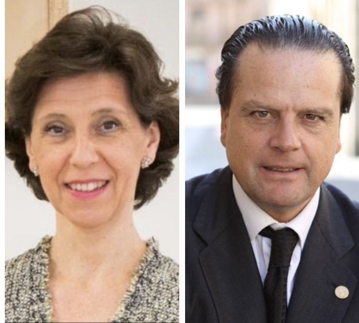María José De la Fuente y Mario Amilivia