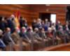 Los presidentes de las instituciones propias, en la tribuna