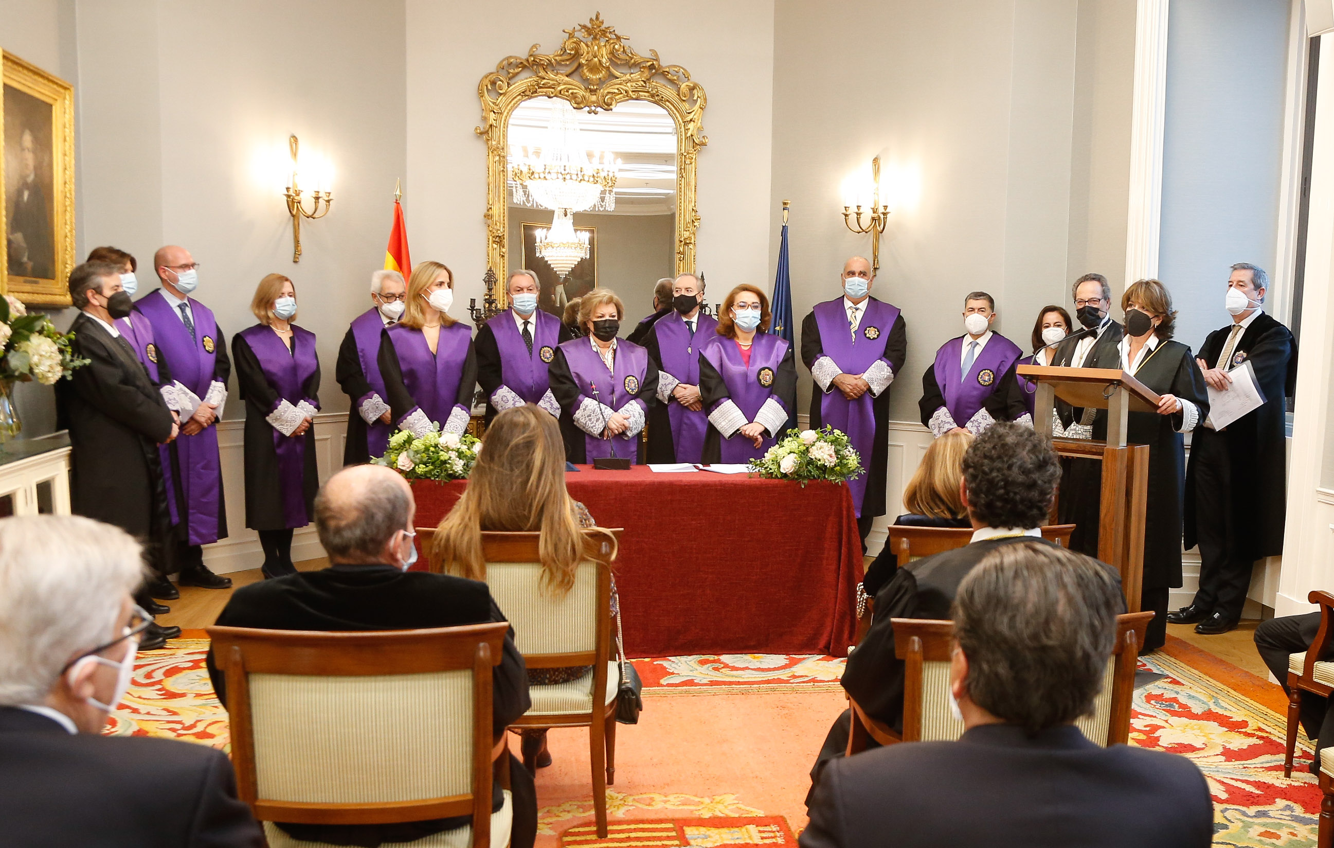 Otra imagen del acto en el Tribunal de Cuentas