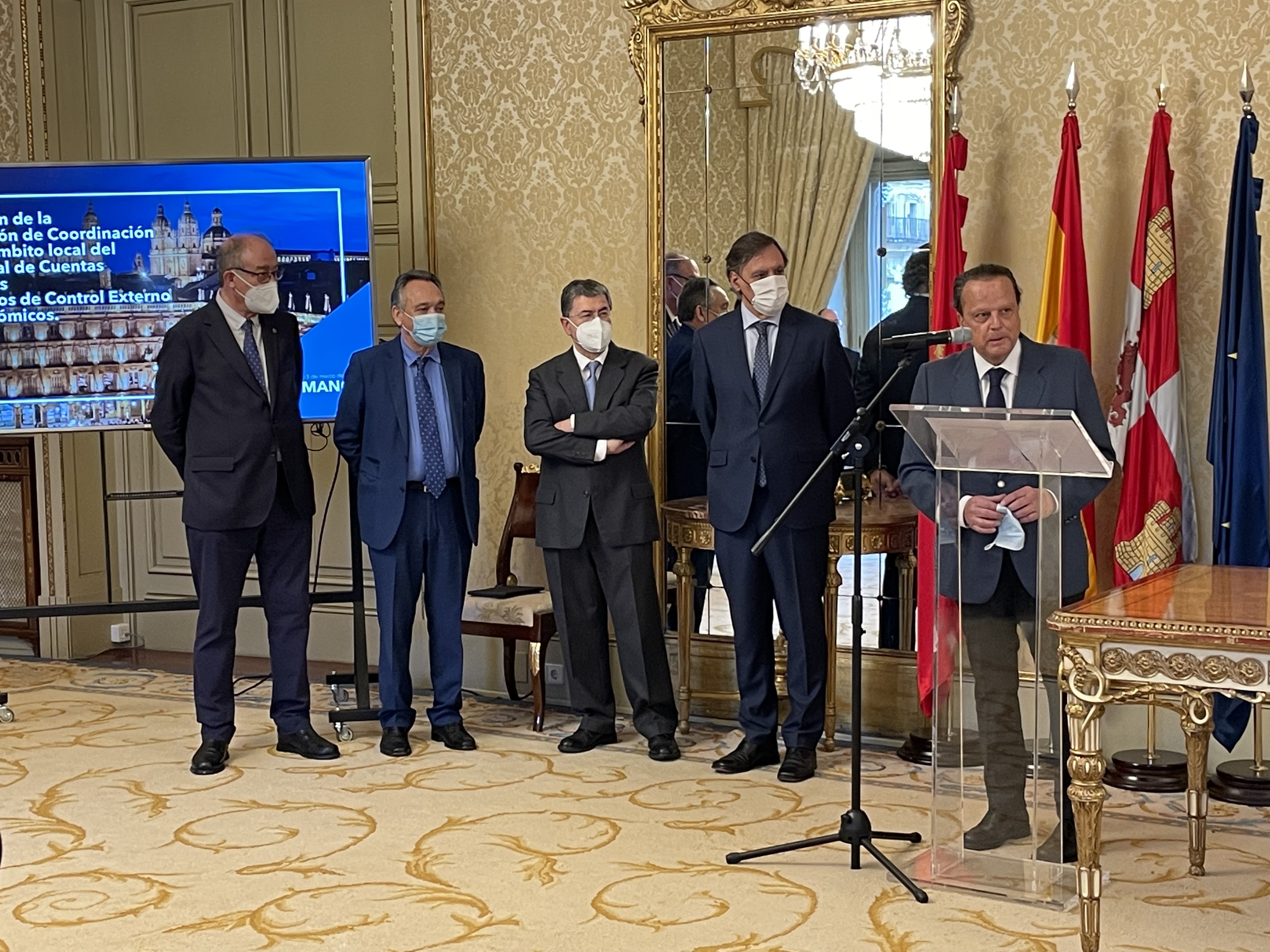 Recepción en el Ayuntamiento de Salamanca