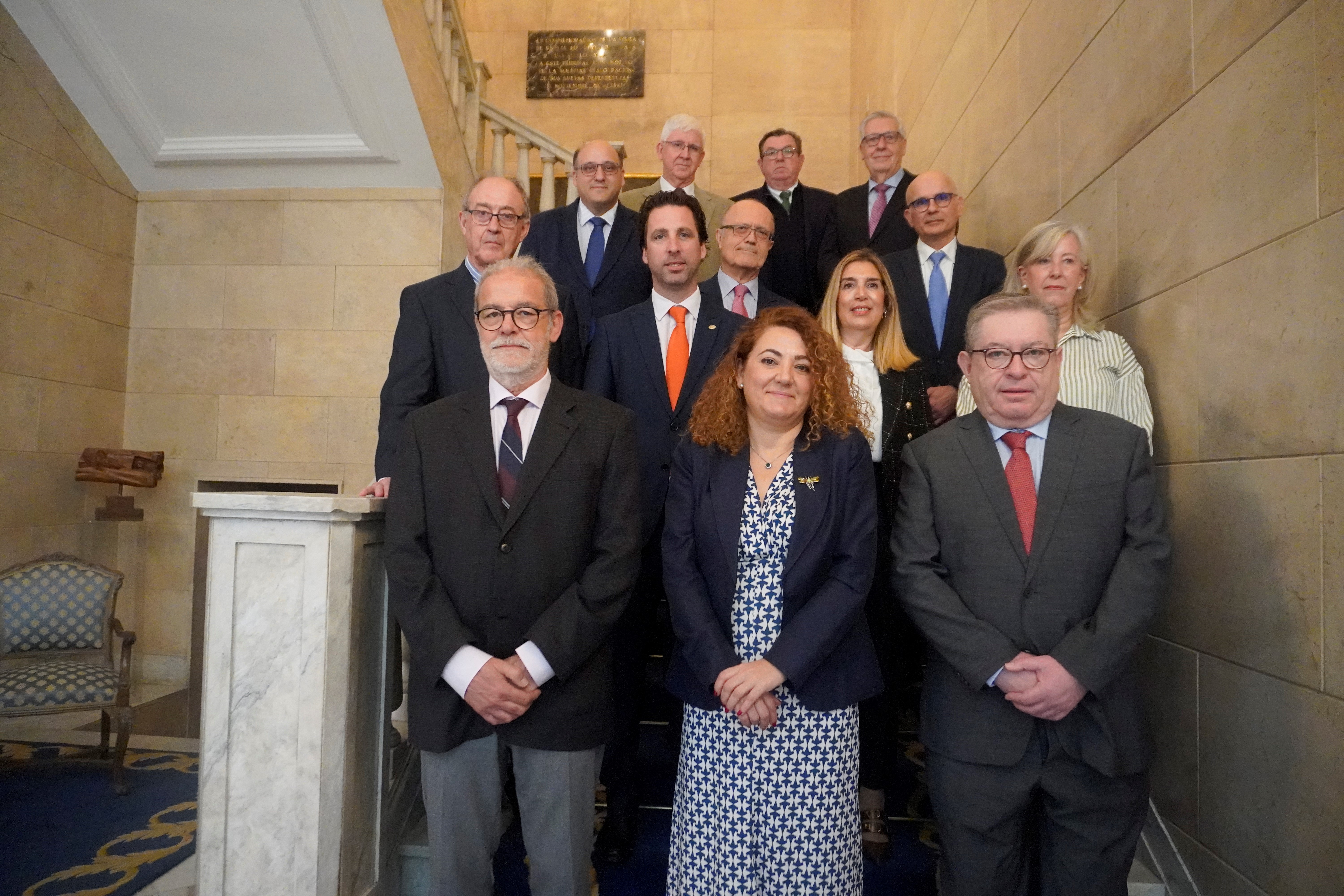Foto de grupo en el TC