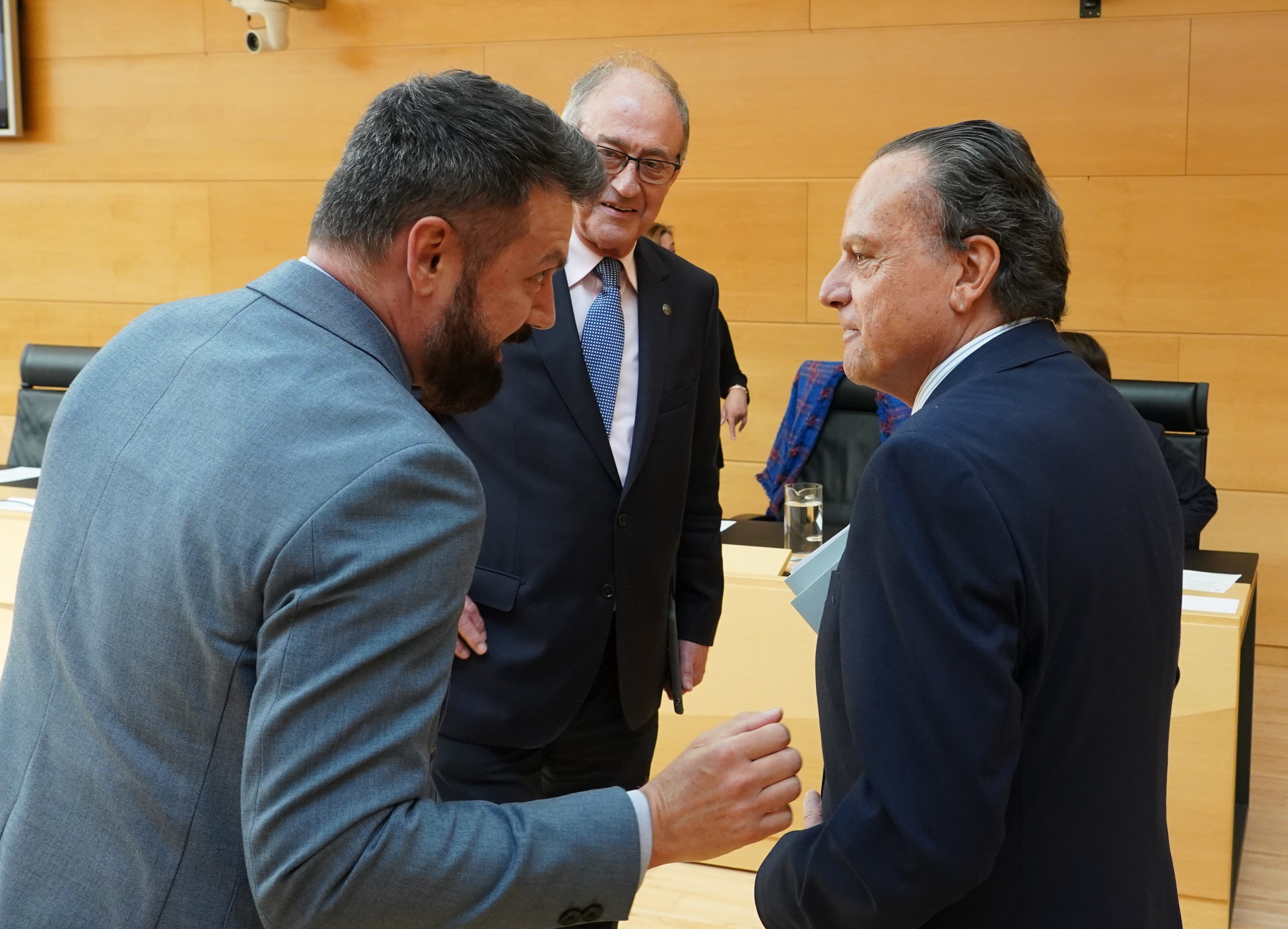 José Ramón García departe con el presidente