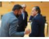 José Ramón García departe con el presidente