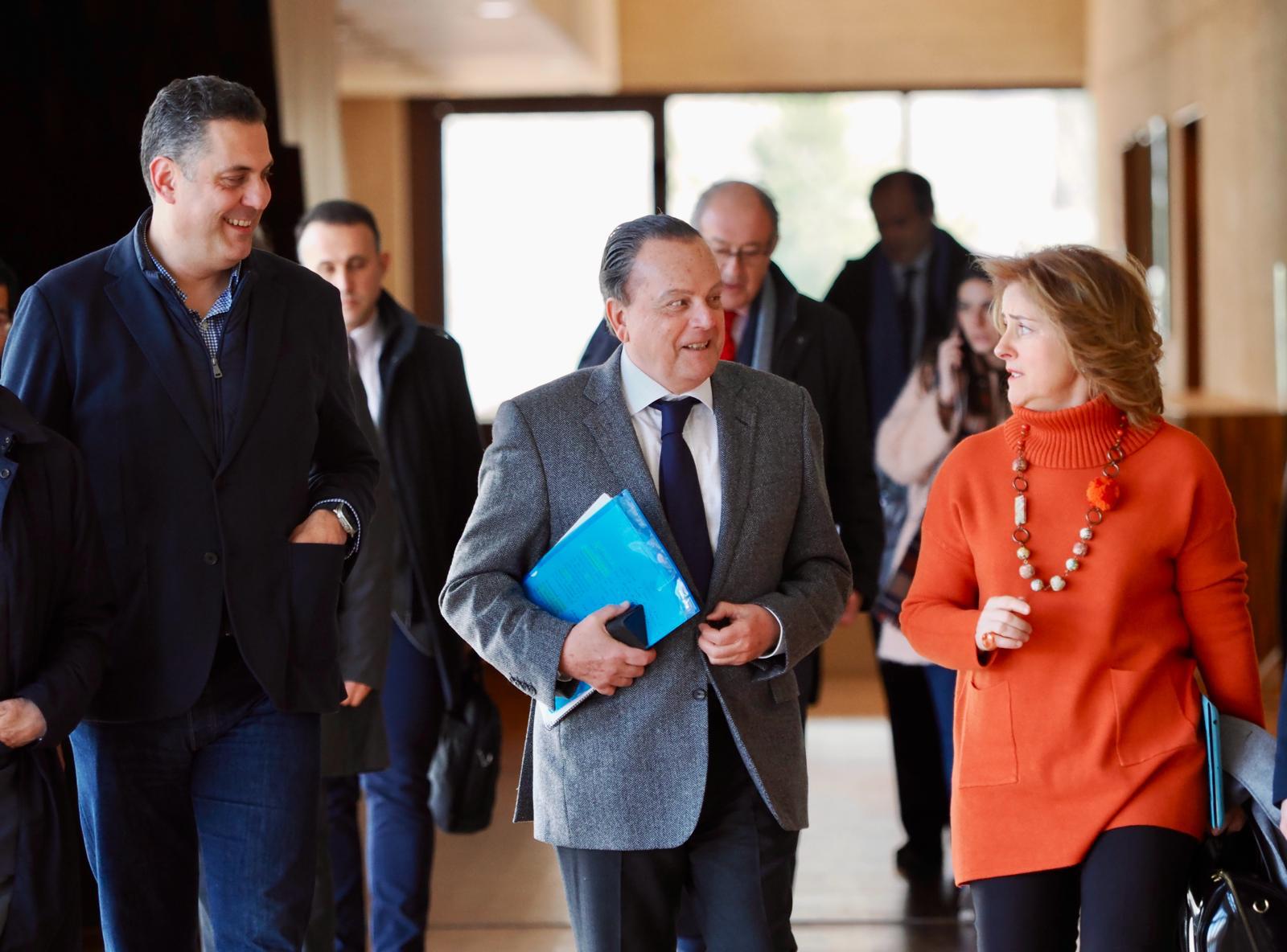 Fotografía de la llegada al Parlamento