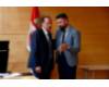 El procurador de UPL-Soria ¡Ya!, José Ramón García, con el presidente