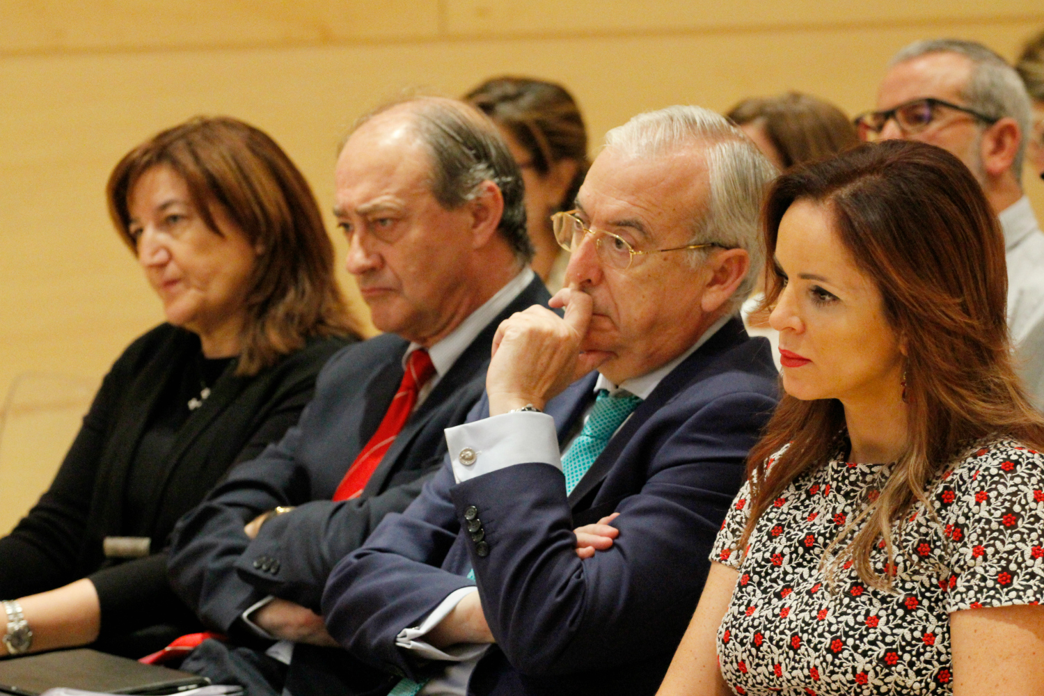 Silvia Clemente, Jesús Encabo, Miguel Ángel Jiménez y María Jesús Pascual