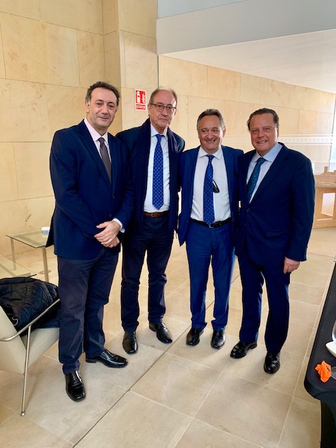 Presidente y consejeros tras el plenario