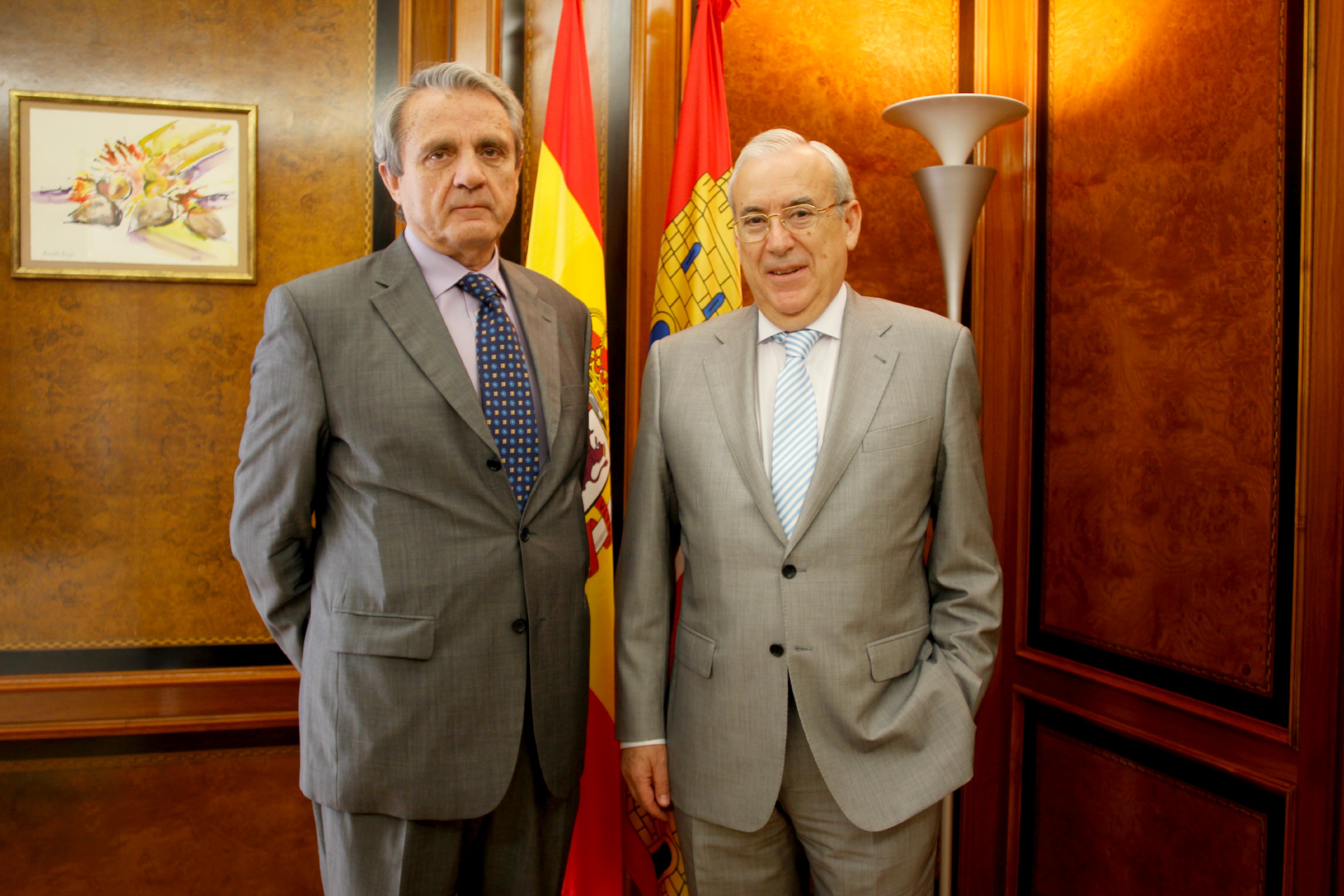 El fiscal jefe del Tribunal de Cuentas y el presidente del Consejo de Cuentas