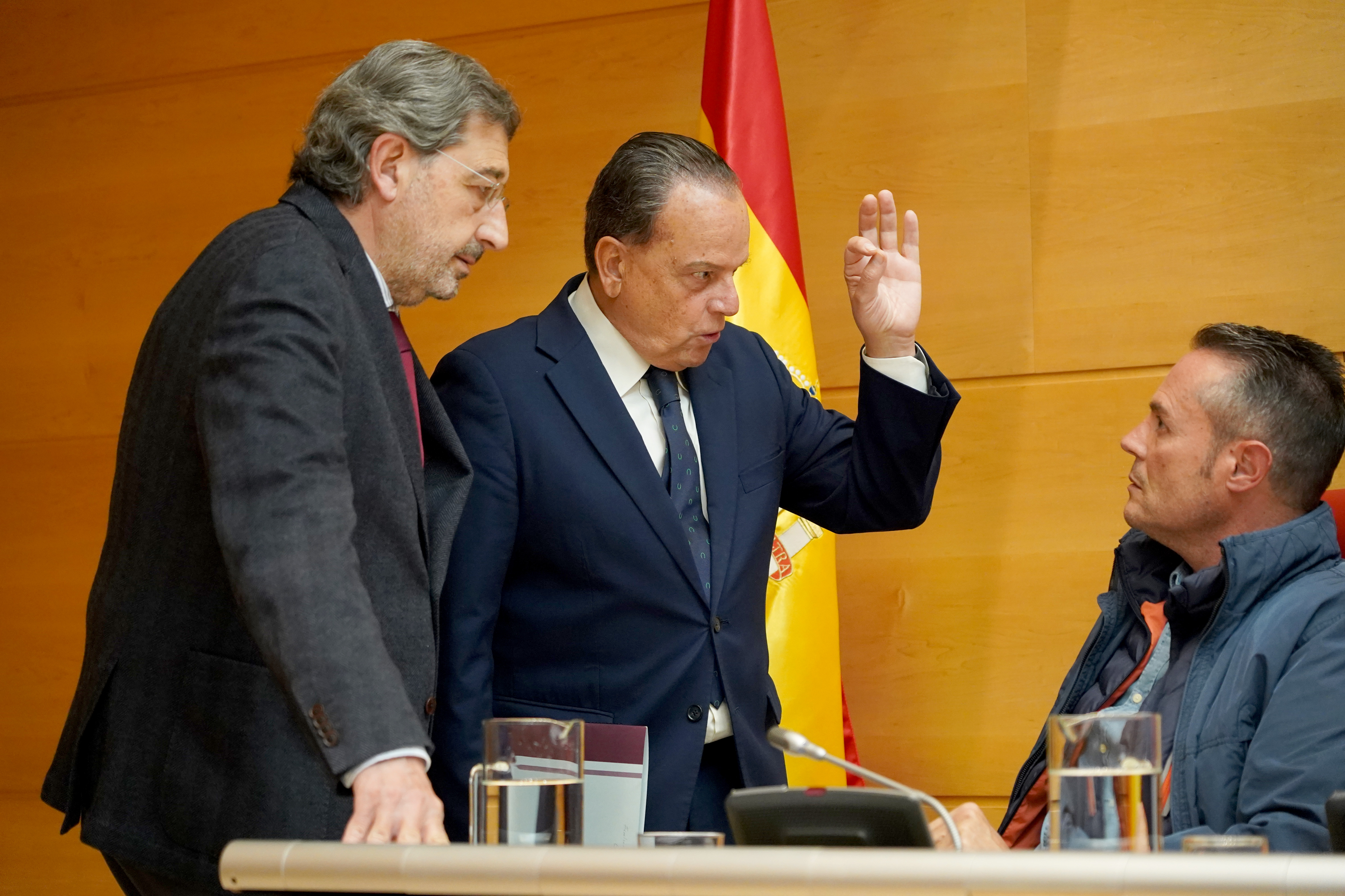 Santiago Salazar, Mario Amilivia y Pedro González