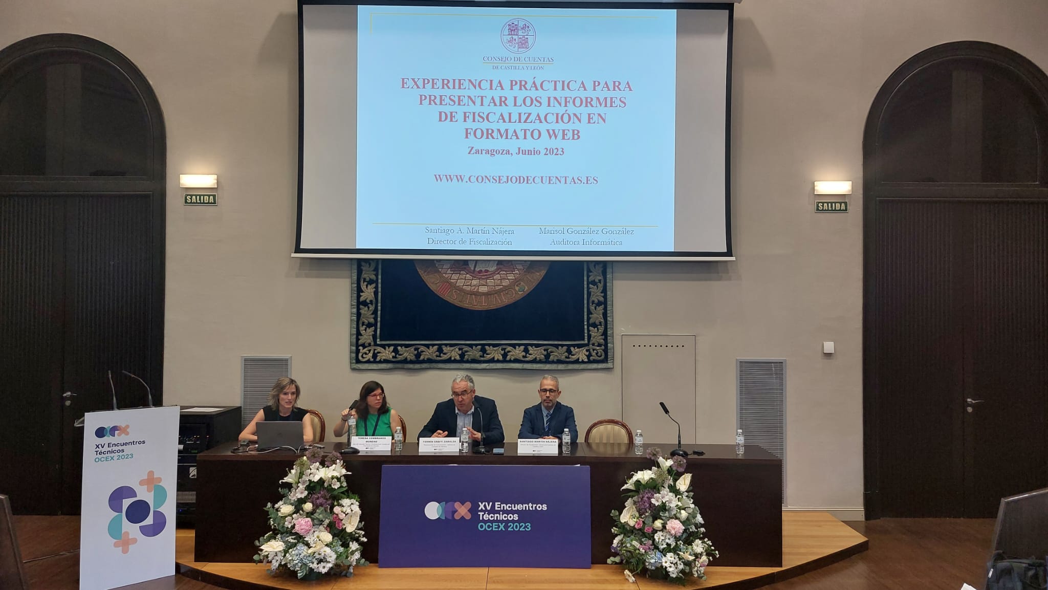 El Consejo de Cuentas expuso su experiencia en la presentación de informes en formato web