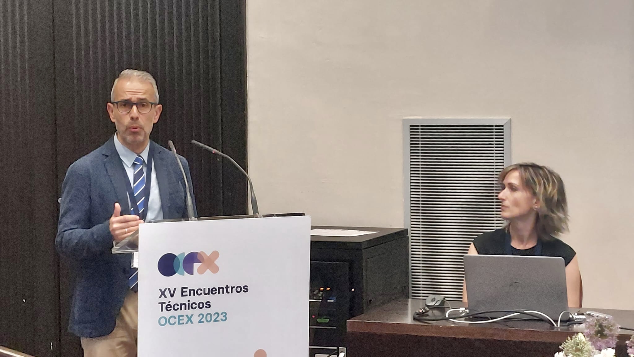 El director de Fiscalización durante su intervención