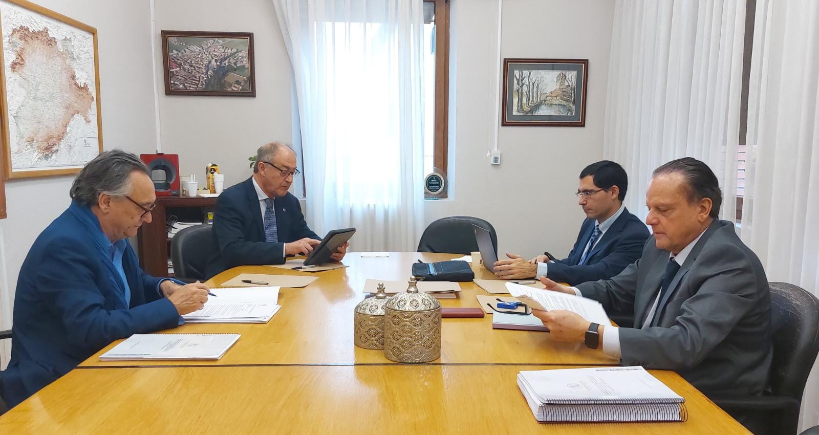 Reunión del Pleno en el Ayuntamiento
