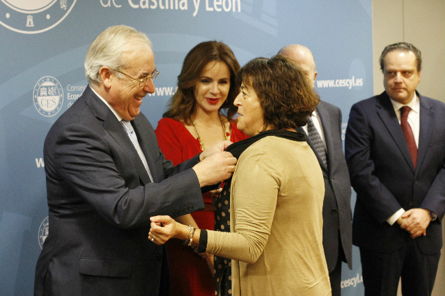 Jesús Encabo, Silvia Clemente y María Elena Fernández de Valderrama