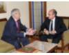 El presidente del Consejo de Cuentas y el presidente de la Diputación de Salamanca