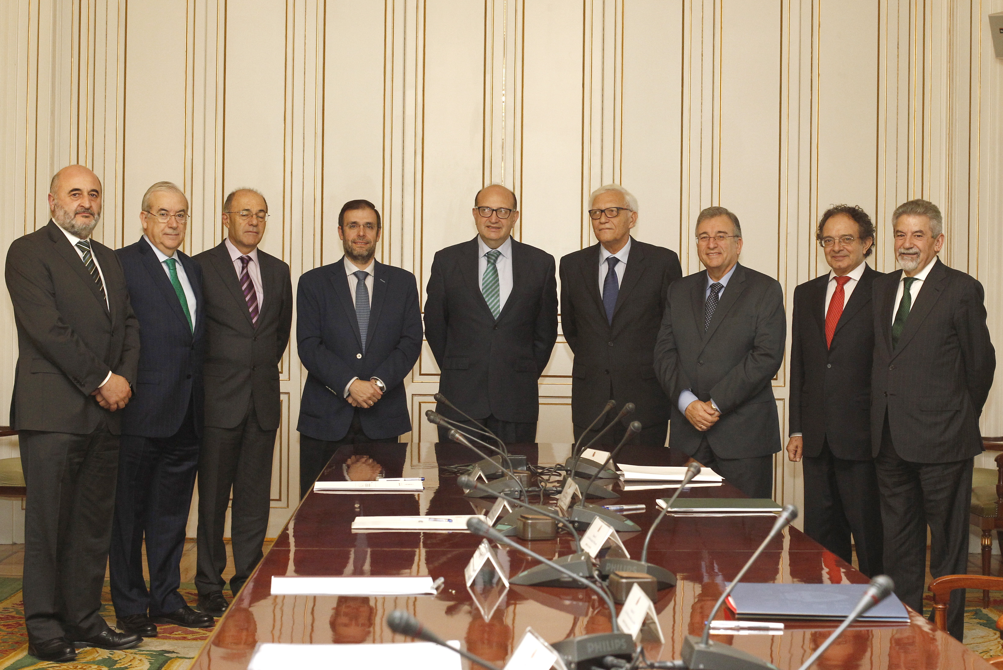 Firmantes del convenio