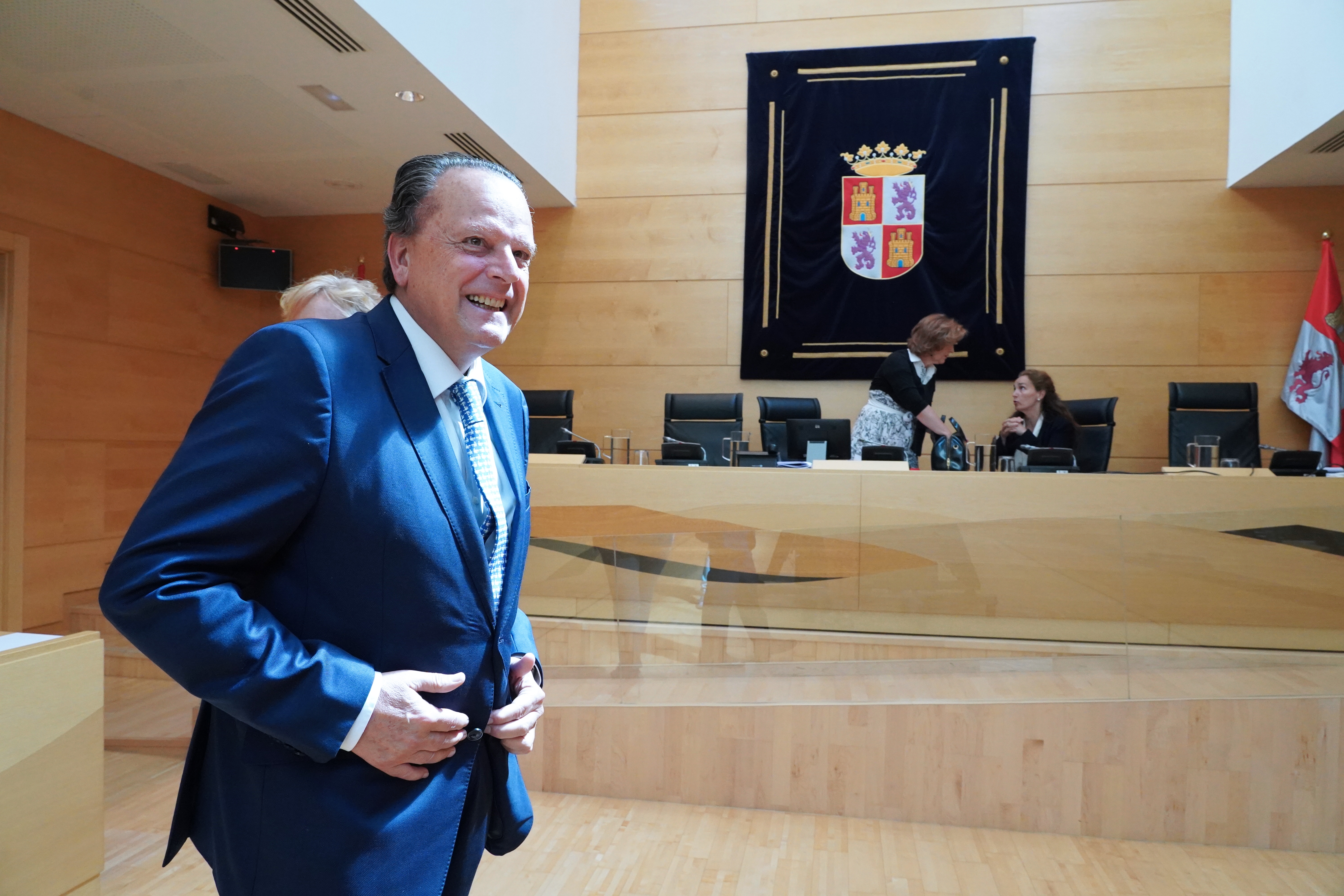 El presidente Mario Amilivia