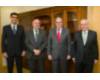 Joan Rosselló, Avelino Viejo, Ramón Álvarez de Miranda y Jesús Encabo,