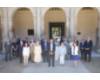 Pleno del Tribunal de Cuentas y de presidentas y presidentes de OCEx junto con el Rector, en el patio de Santo Tomás de Villanueva de la Universidad de Alcalá